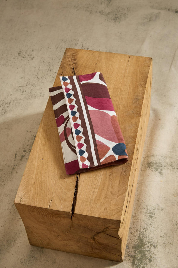 POCHETTE BIMBA IMPRIME RIVIERA - RED