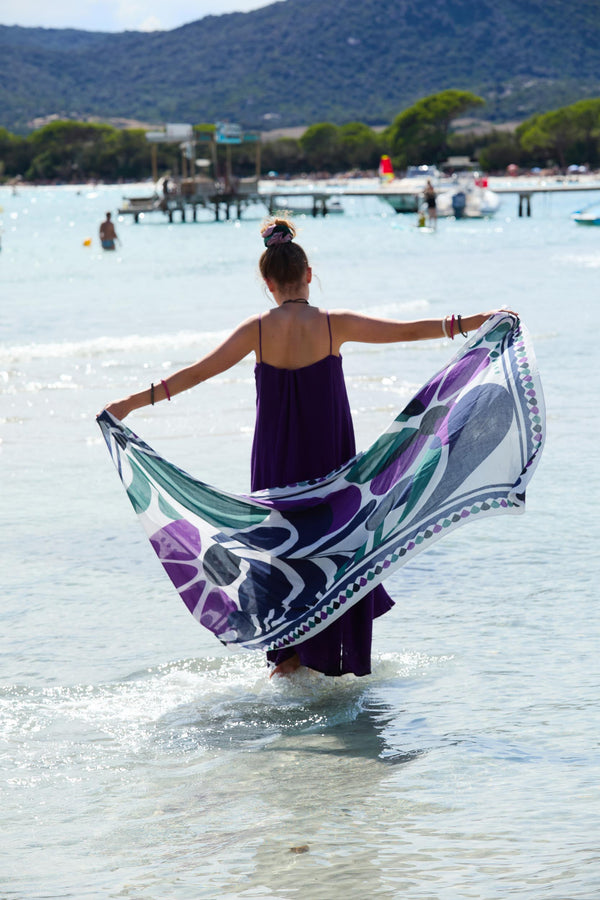 ETOLE IMPRIME RIVIERA - VIOLET