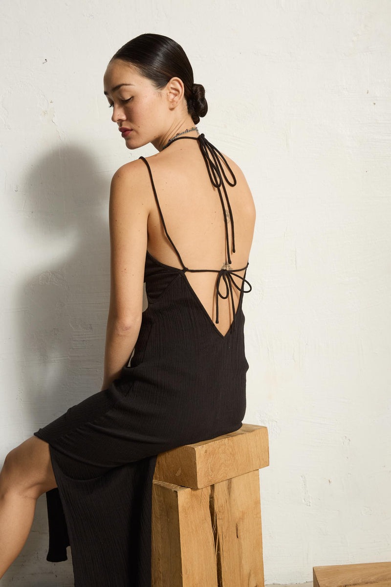 ROBE MANON - BLACK