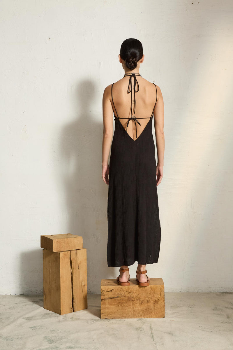 ROBE MANON - BLACK