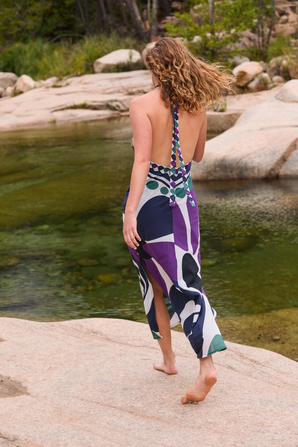 ROBE KATIA IMPRIME RIVIERA - VIOLET