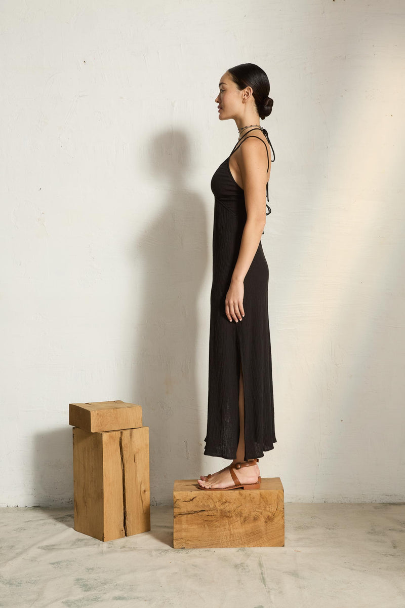 ROBE MANON - BLACK