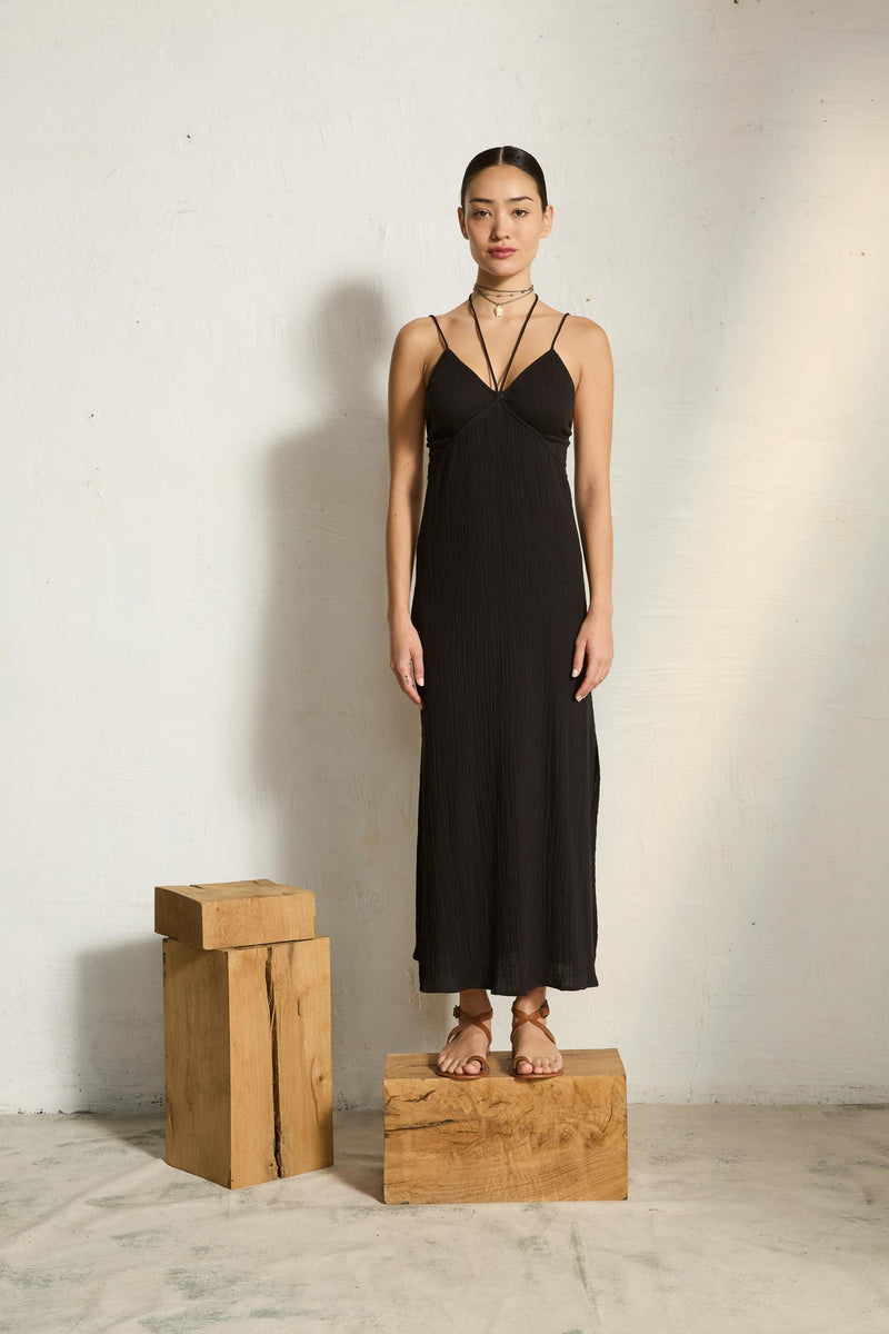 ROBE MANON - BLACK