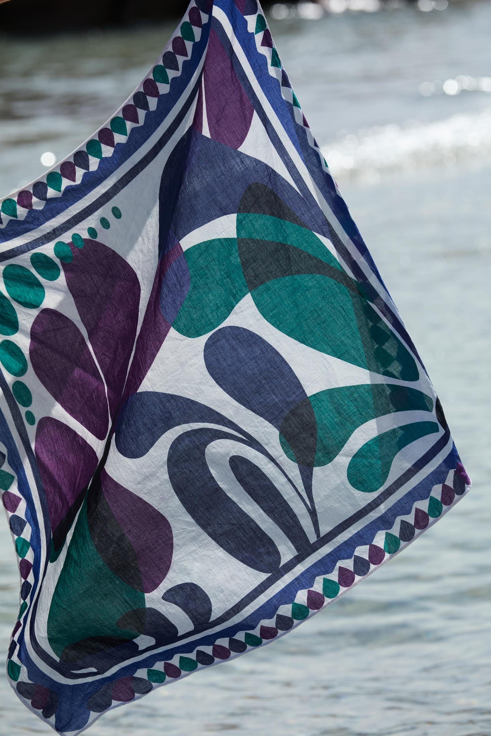 BANDANA IMPRIME RIVIERA - VIOLET