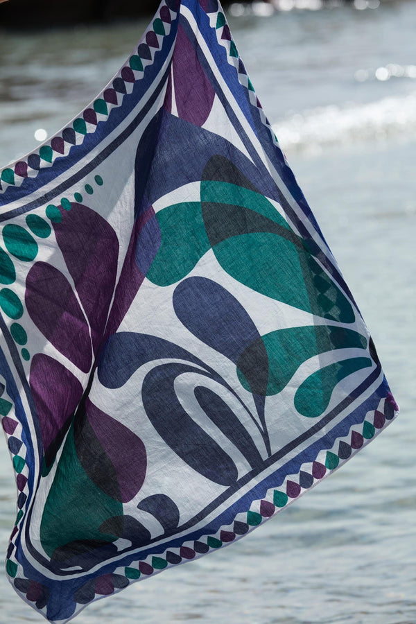 BANDANA IMPRIME RIVIERA - VIOLET