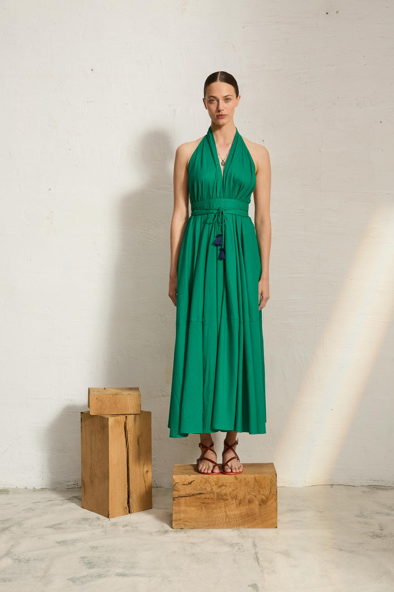 ROBE PARÉO MALIN LONG ACACIA - STORM BLUE