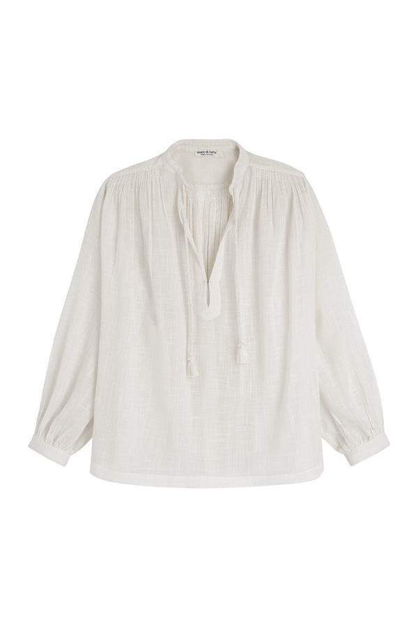 VENACO BLOUSE - WHITE