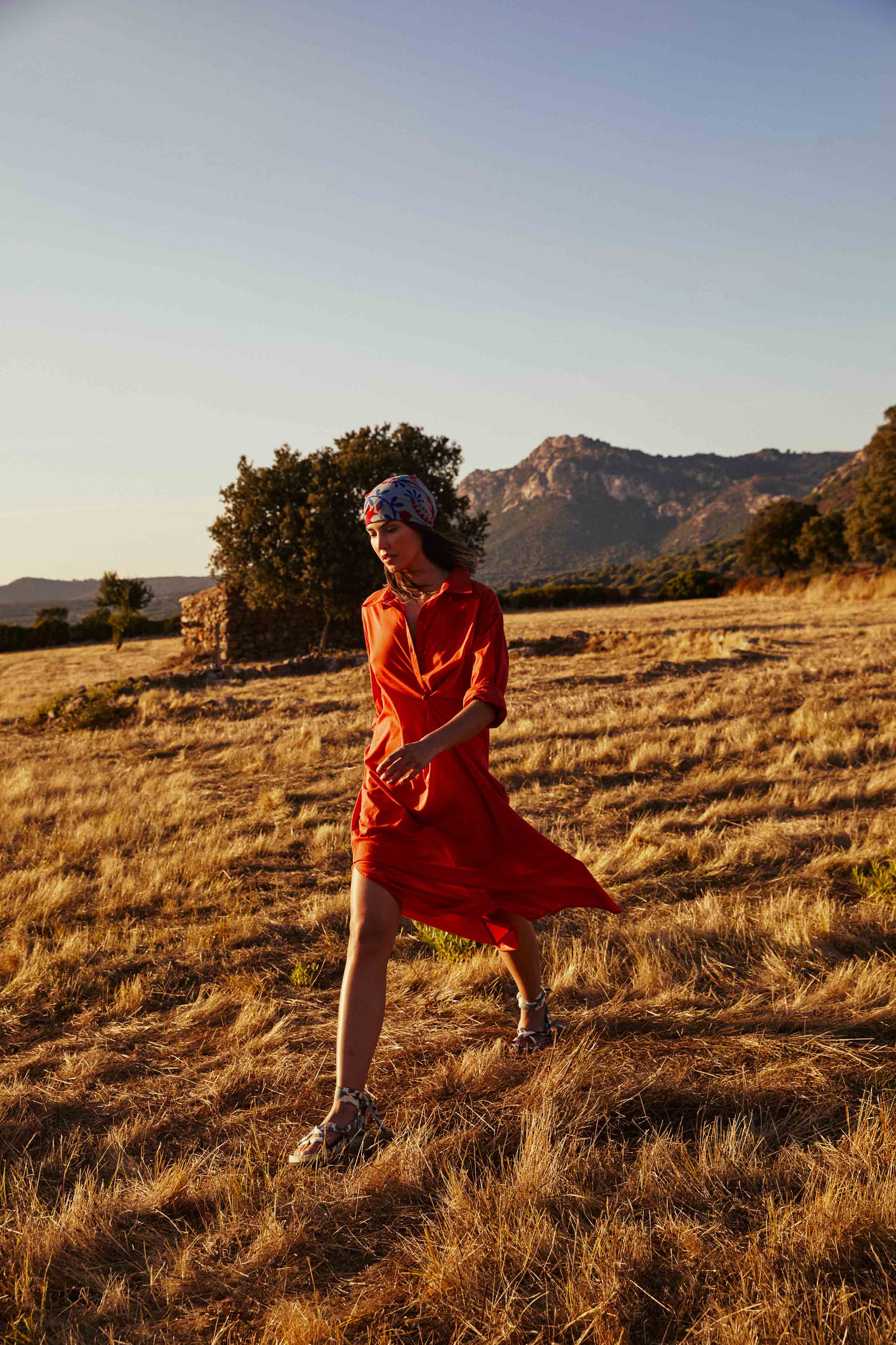 ROBE ATHENA - REDCLAY
