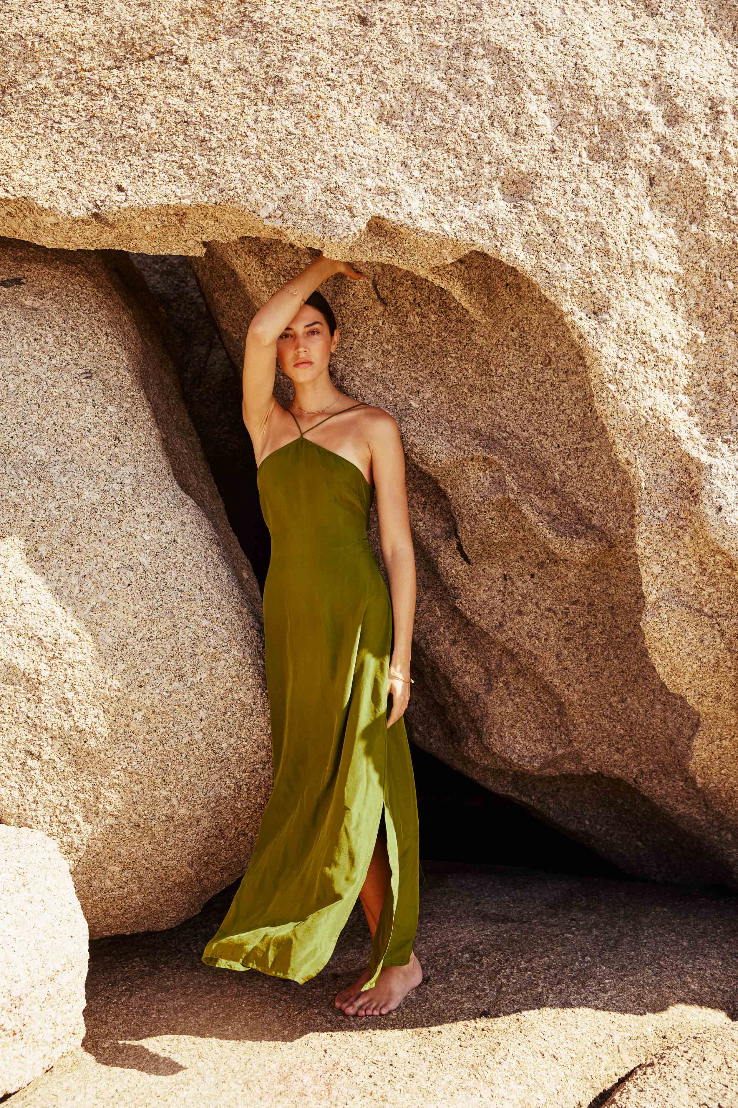 ROBE MIA SOIE LAVÉE - GREEN TEA