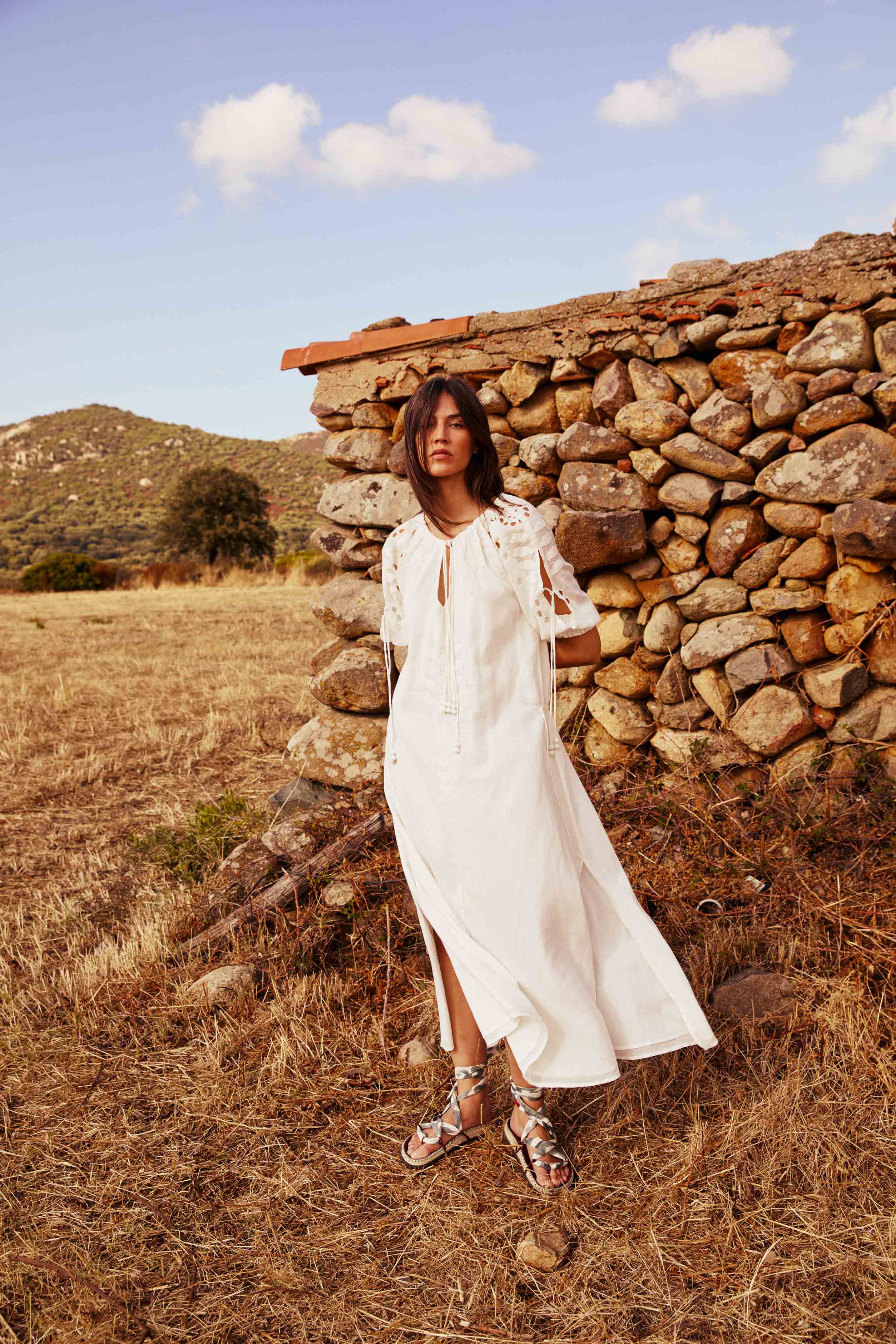 ROBE MARZIA - OFF WHITE