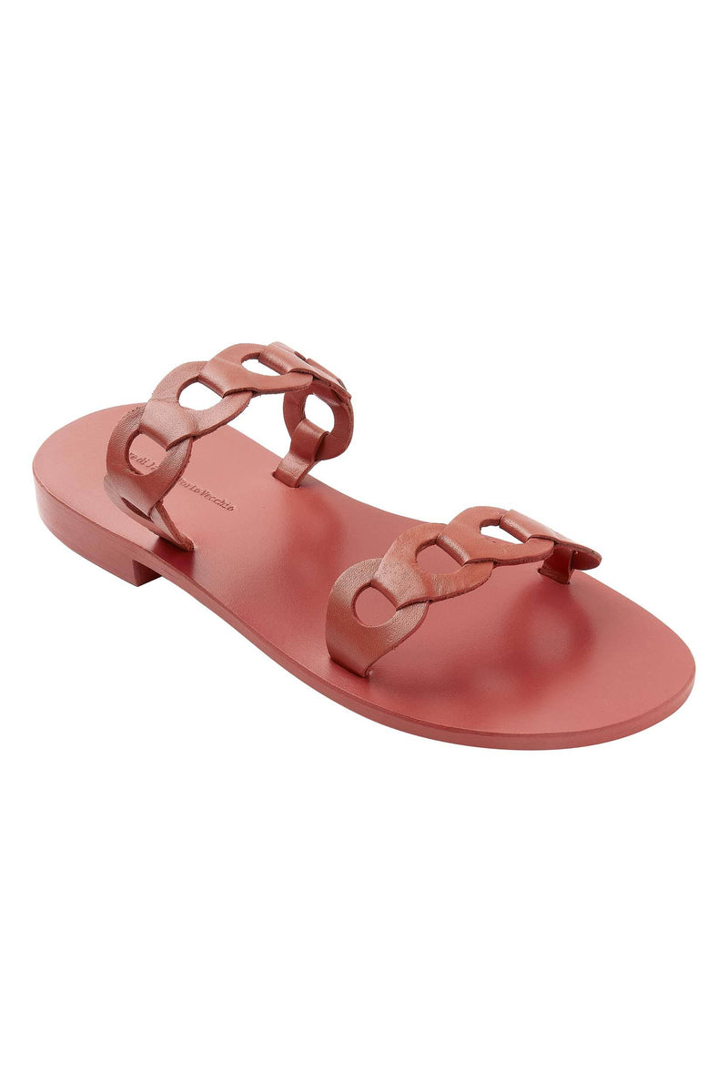 MULES EN CUIR IZZIE - AUBURN