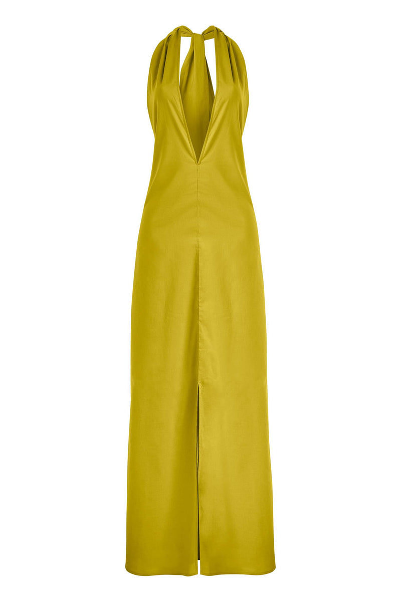 ALMA LONG DRESS - ANIS