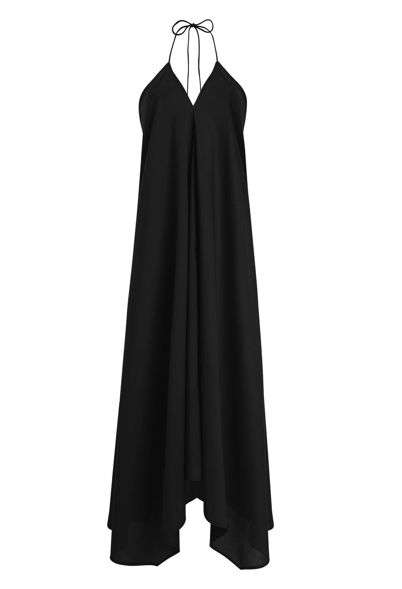 ROBE IVINA COTON - BLACK