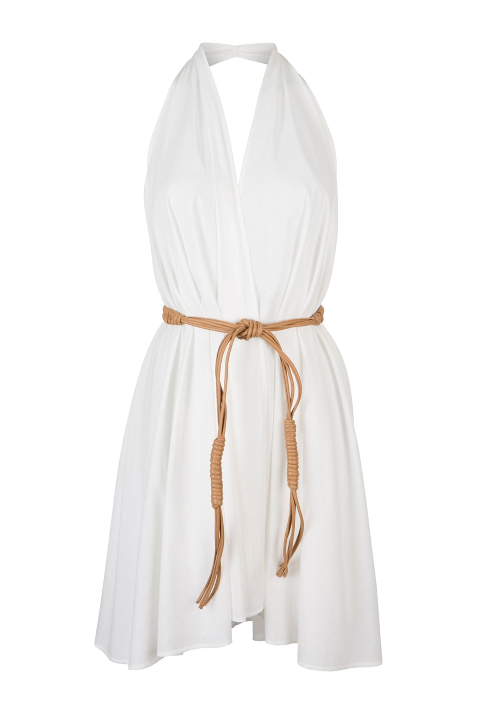 MALIN COURT AVA PAREO DRESS - WHITE