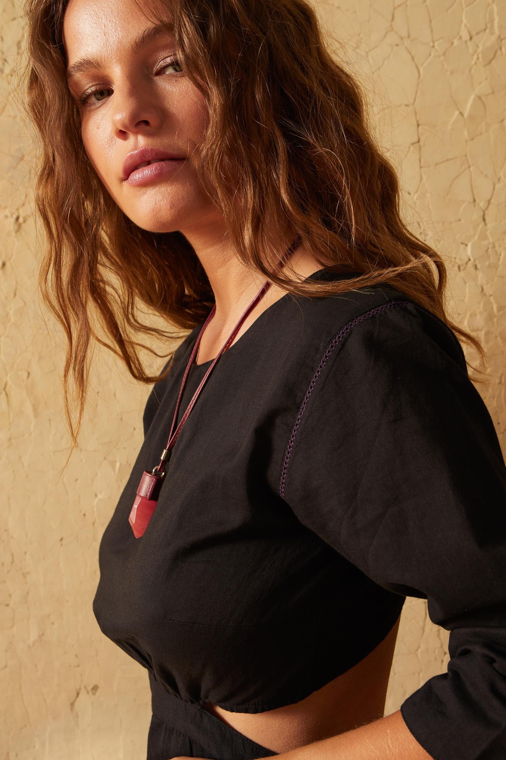 ROBE COURTE MOLLY - BLACK