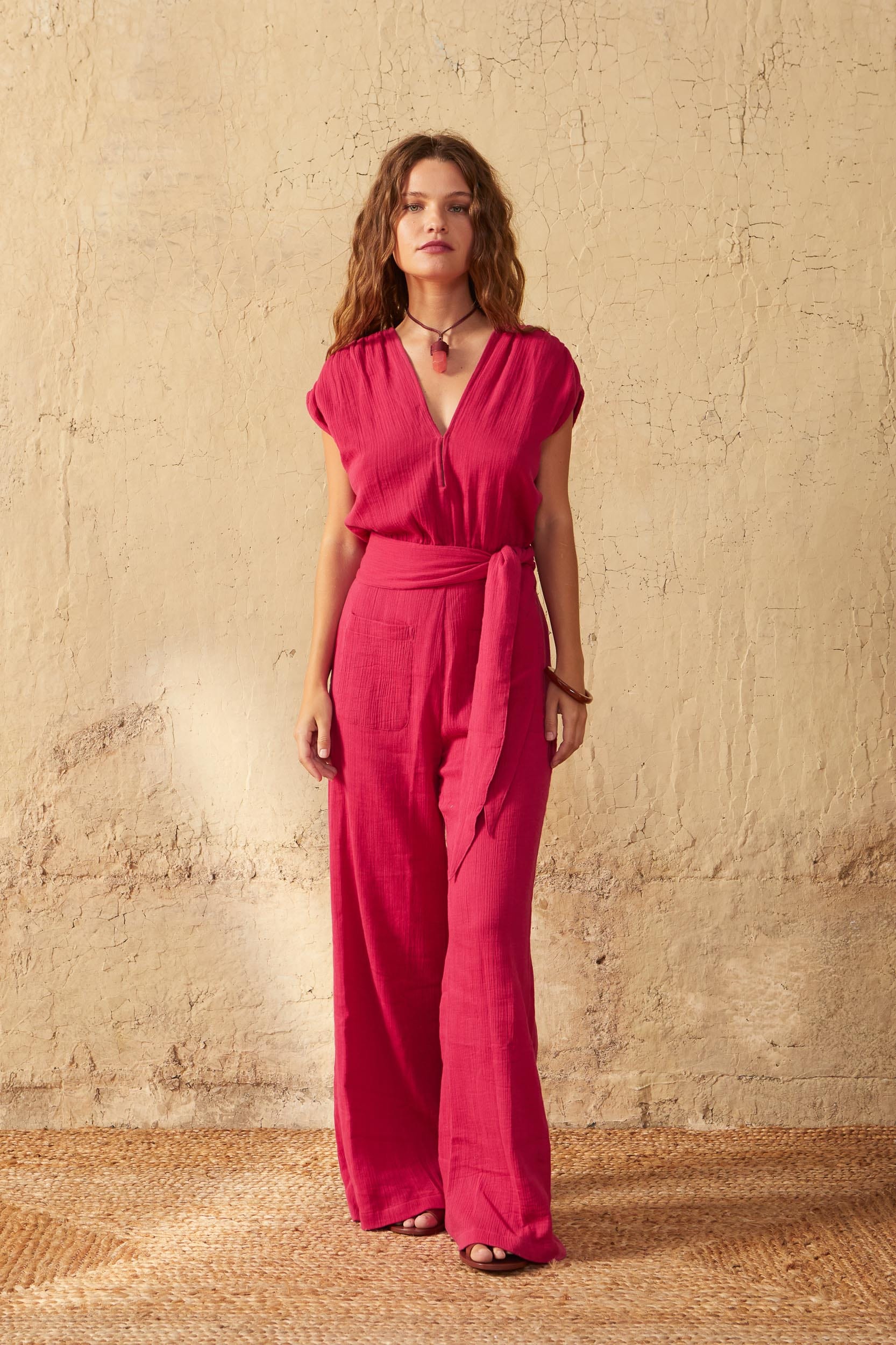 DIANE JUMPSUIT - CAMELIA