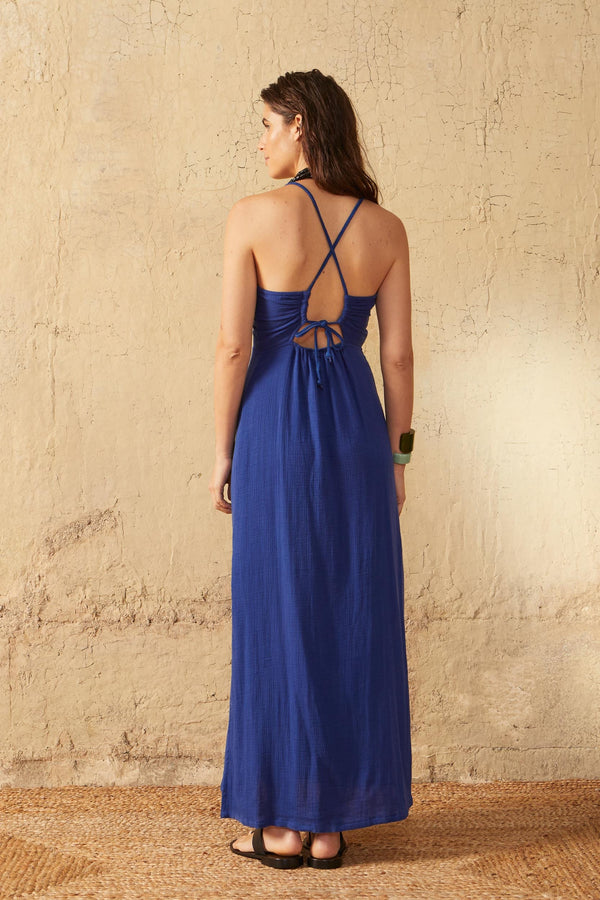 CALI DRESS - PURPLE BLUE