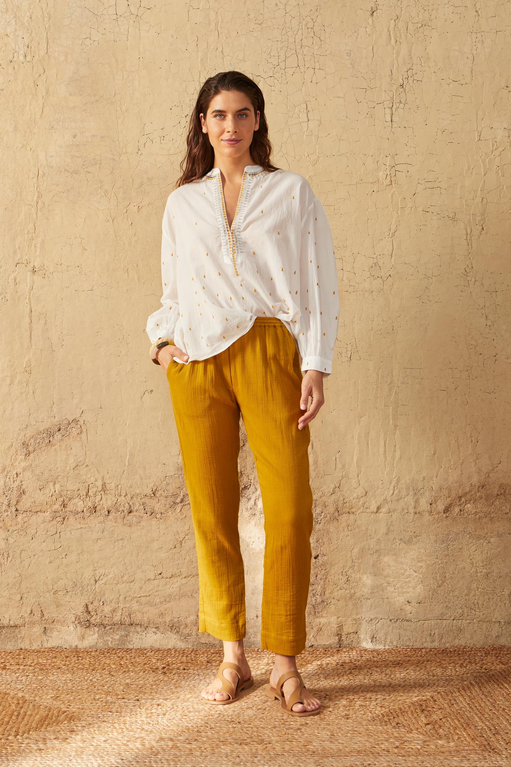 BLOUSE GILDA MATRIOCHKA - WHITE