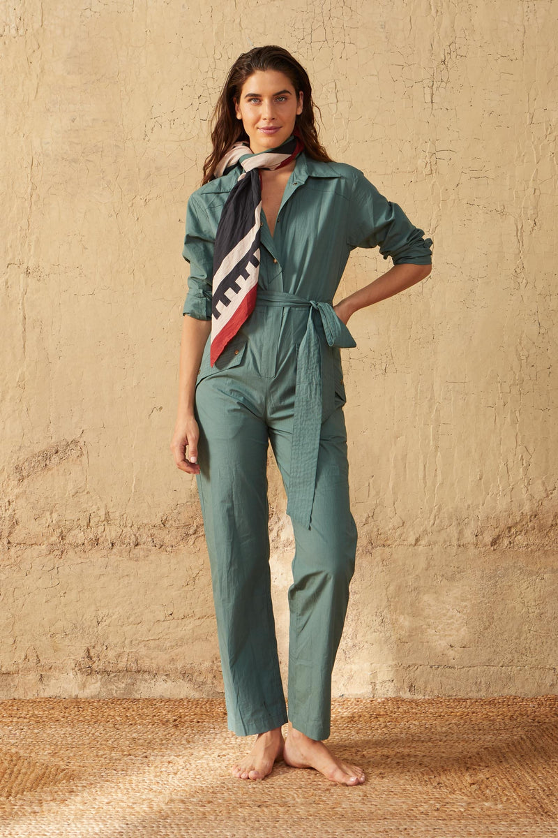 SOLAL JUMPSUIT - ASPEN GREEN