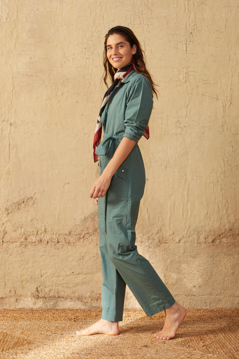 SOLAL JUMPSUIT - ASPEN GREEN