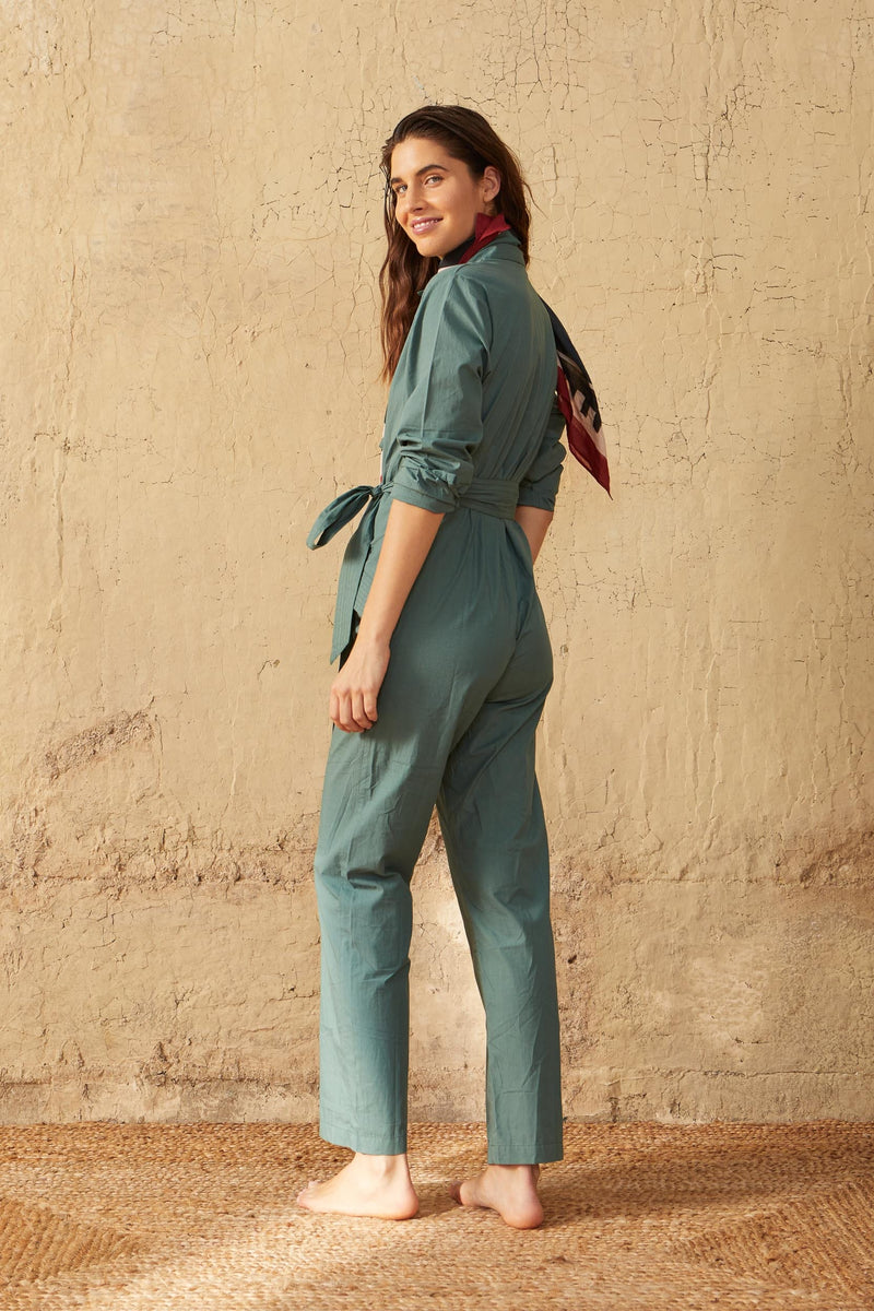 SOLAL JUMPSUIT - ASPEN GREEN