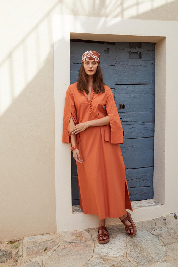 MATHILDE DRESS - APRICOT