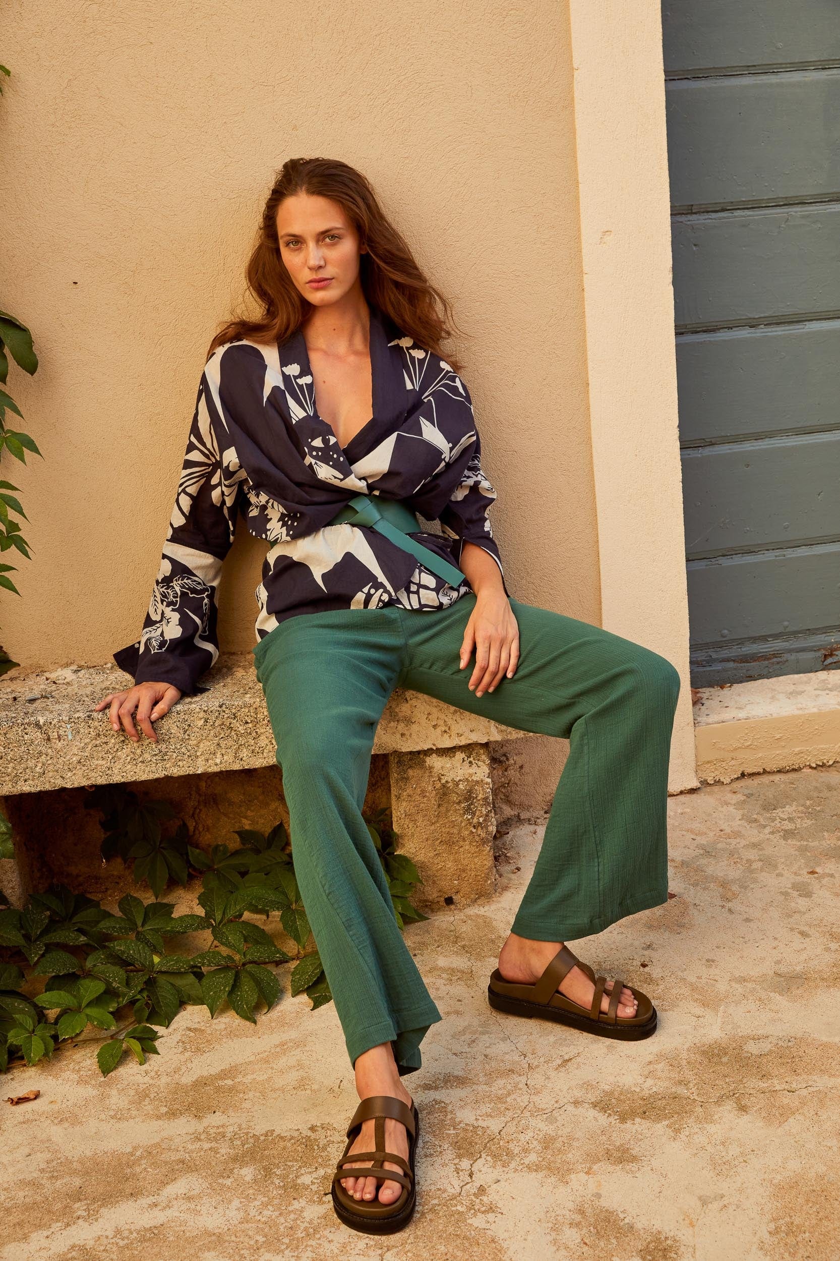 PANTALON ANGELA - ASPEN GREEN