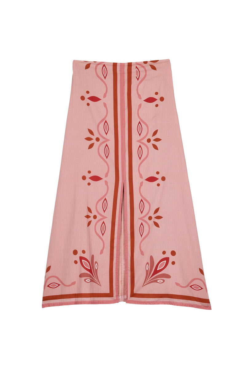 JUPE PAO IMPRIME ARABESQUE - PINK