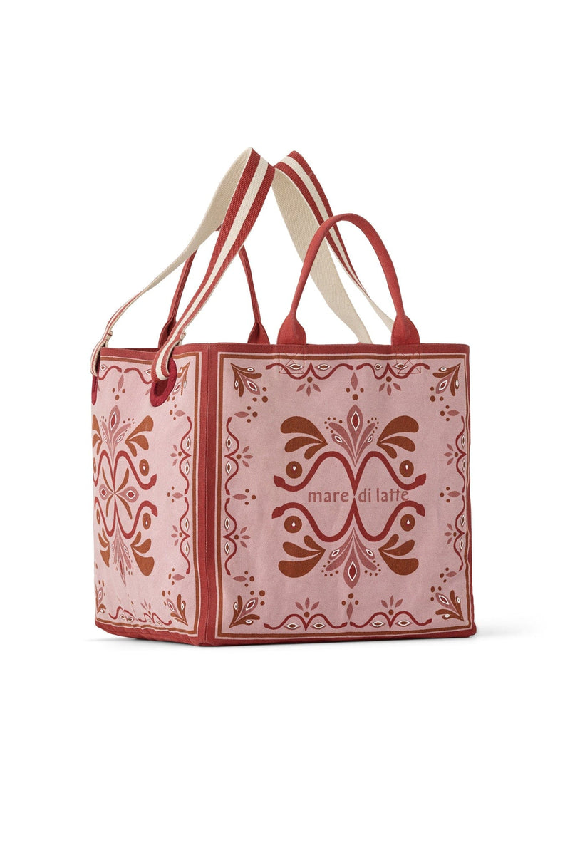 SAC CUBE IMPRIME BAROQUE - PINK