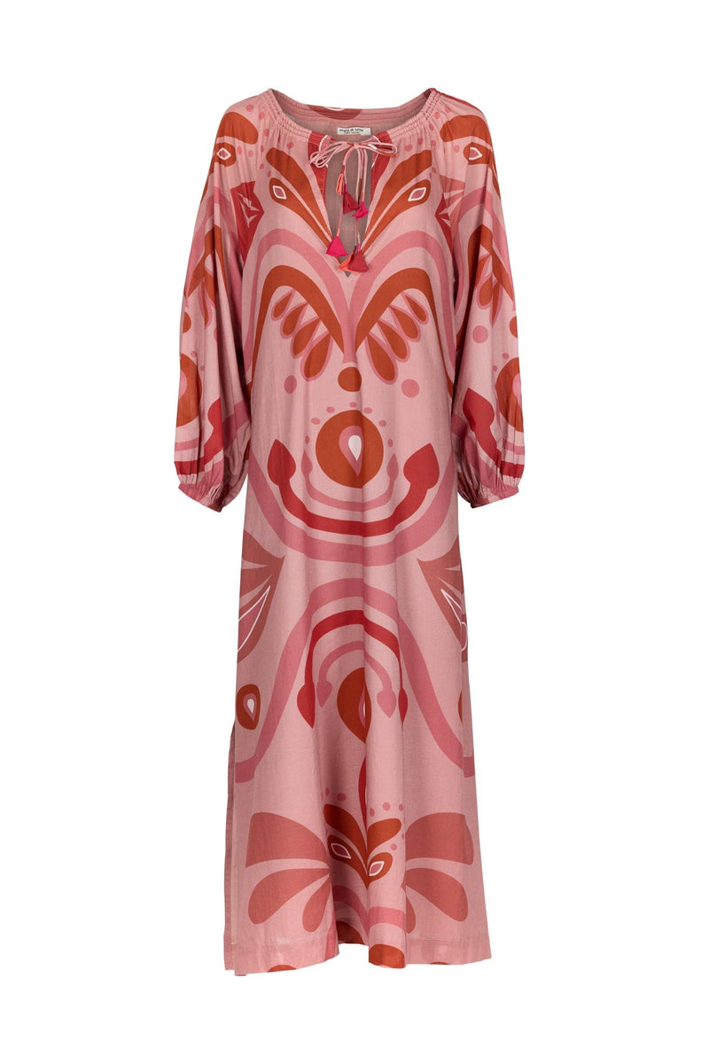 ROBE OCTAVIE IMPRIME BAROQUE - PINK