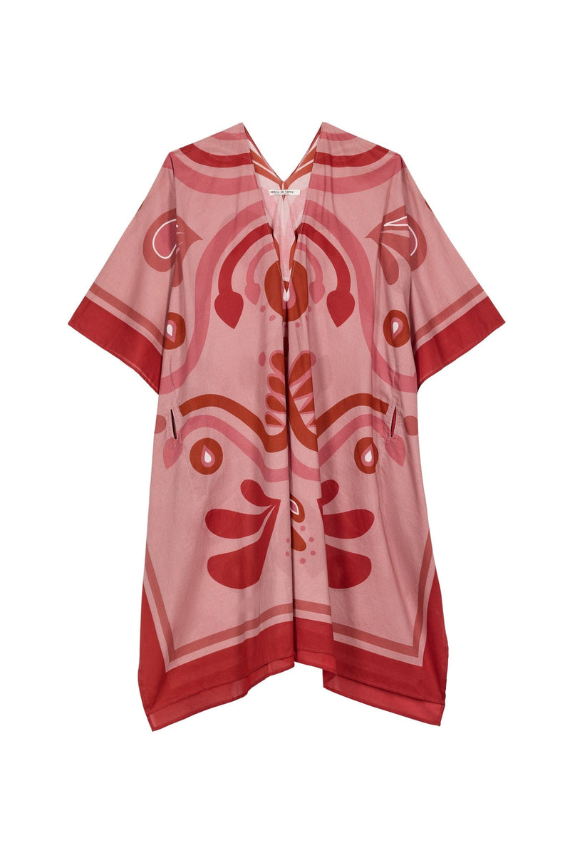 PONCHO PAULINE IMPRIME BAROQUE - PINK