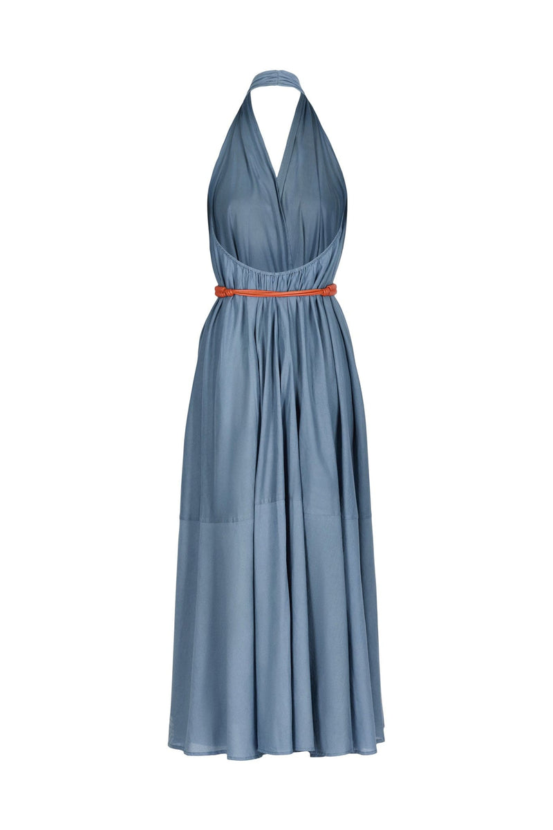 ROBE PARÉO MALIN LONG ACACIA - STORM BLUE