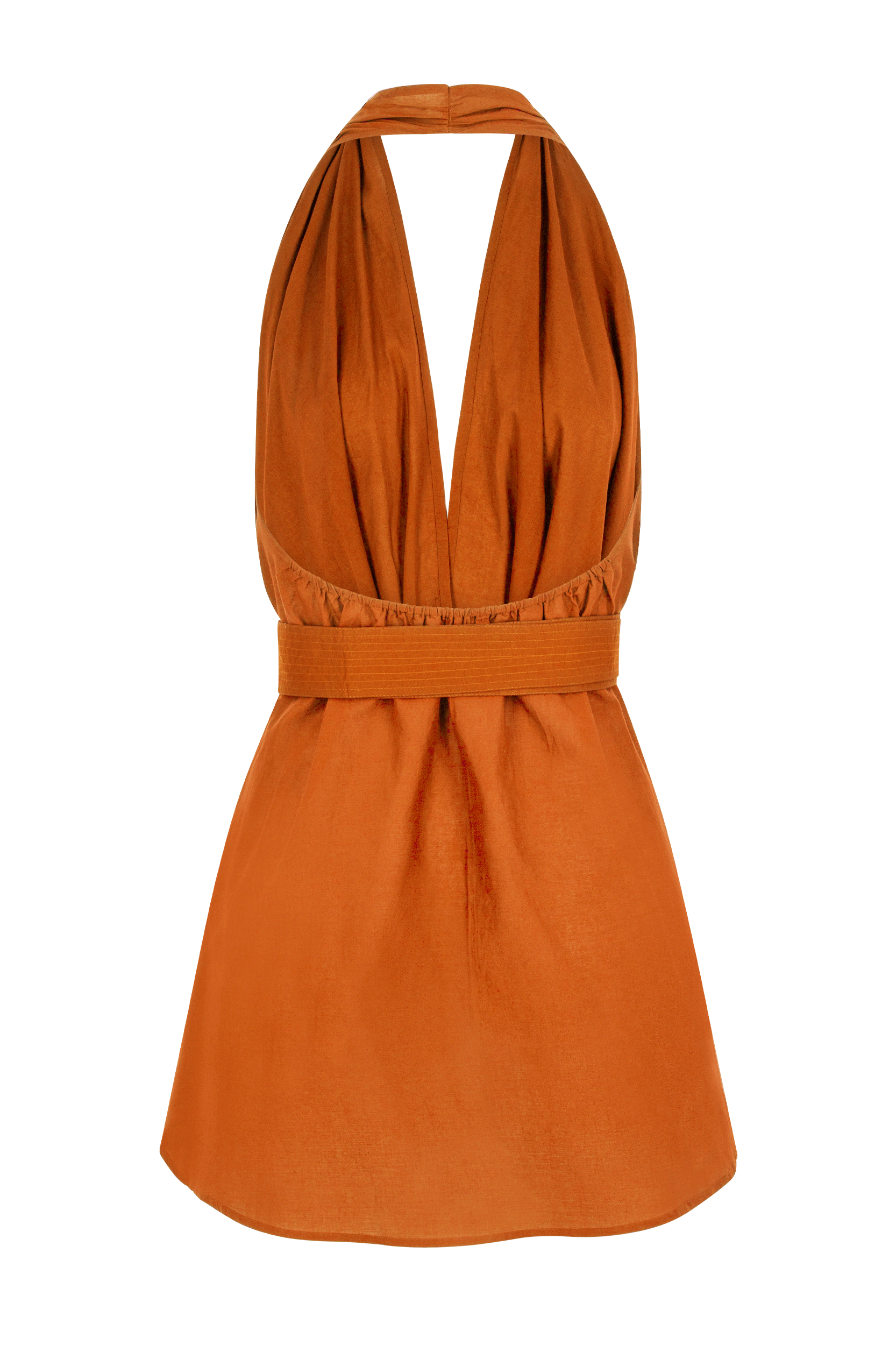 PAREO MALIN DRESS SHORT AVA - APRICOT