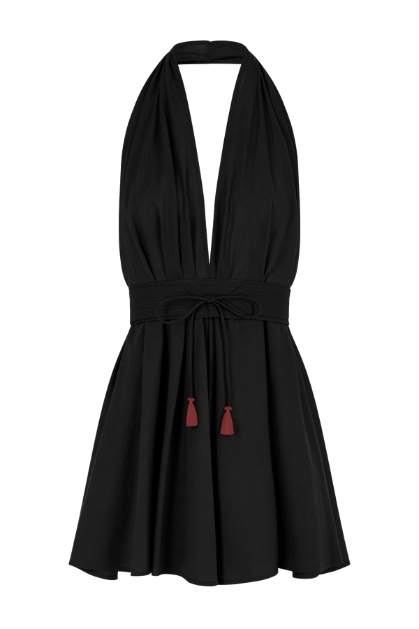 PAREO MALIN DRESS SHORT AVA - BLACK