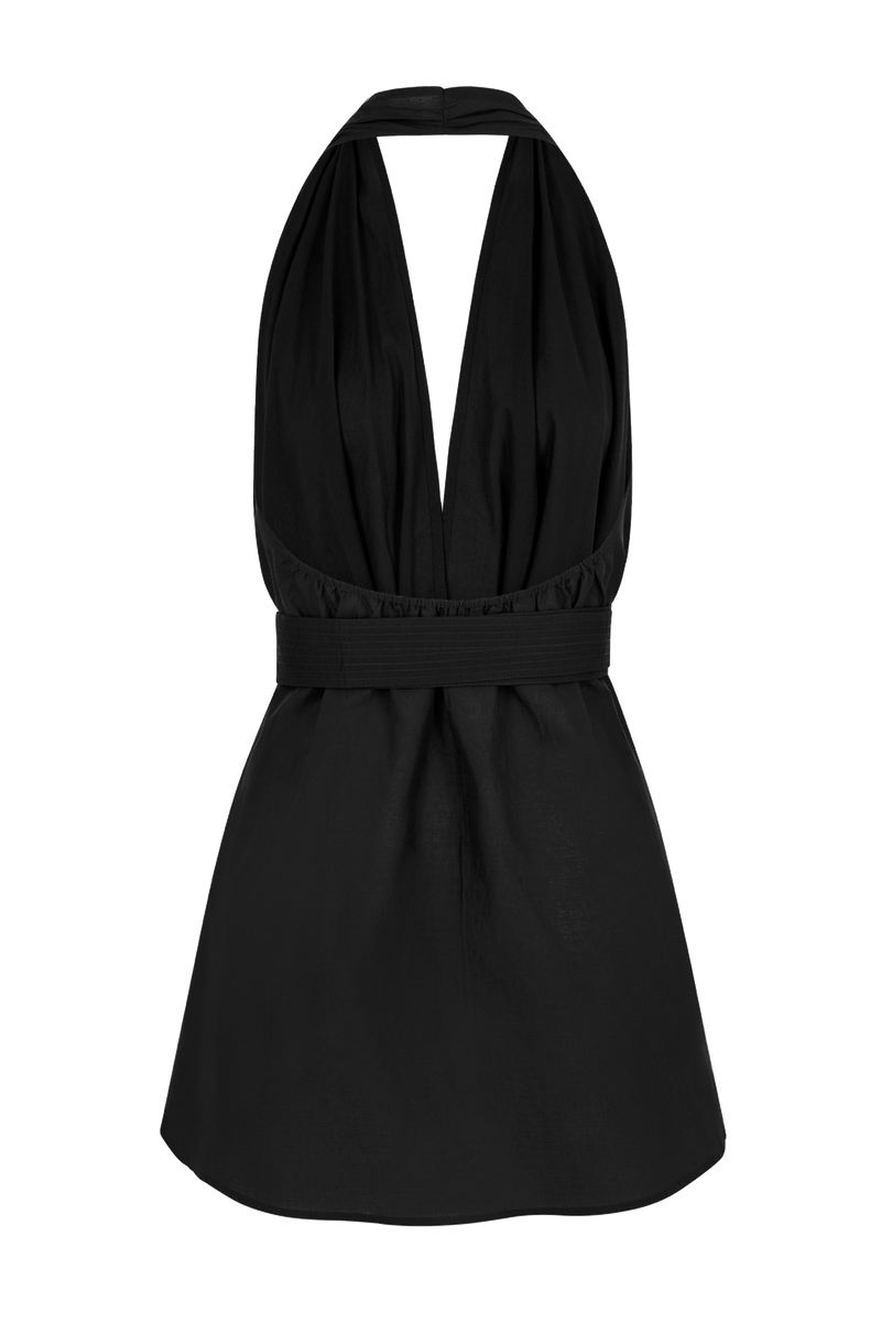 PAREO MALIN DRESS SHORT AVA - BLACK