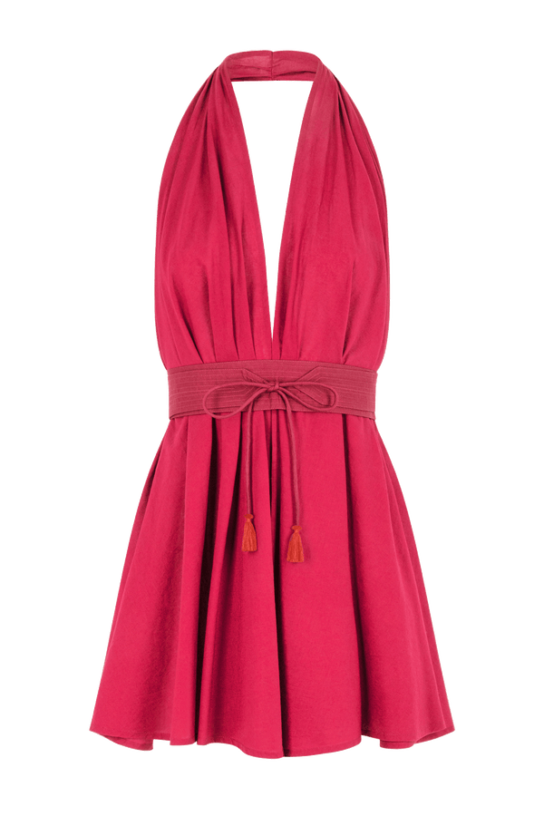 PAREO MALIN DRESS SHORT AVA - CAMELIA