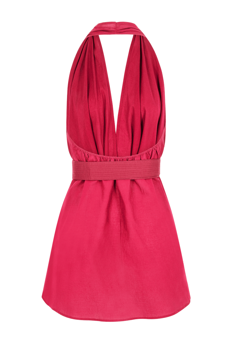 PAREO MALIN DRESS SHORT AVA - CAMELIA