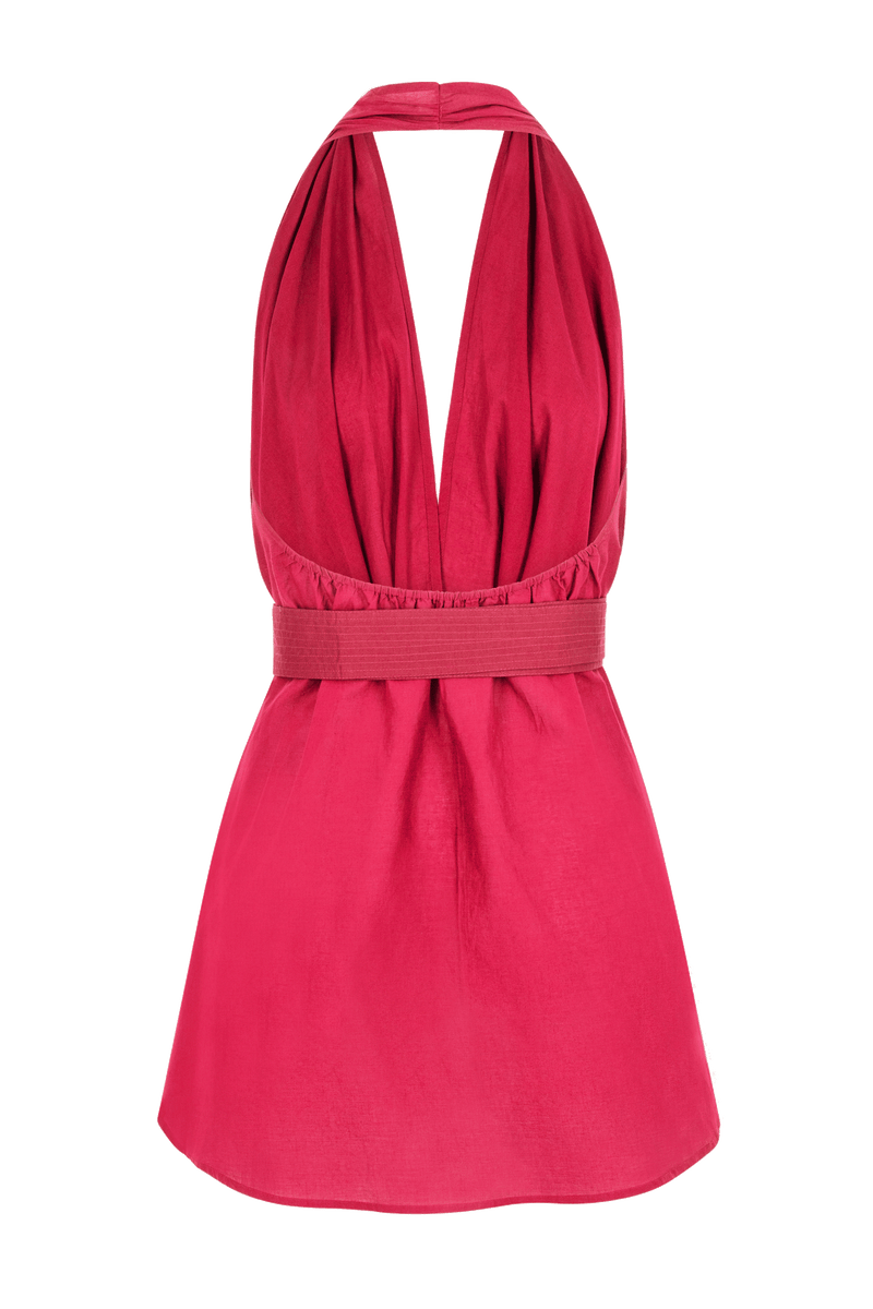 ROBE PARÉO MALIN COURT AVA - CAMELIA