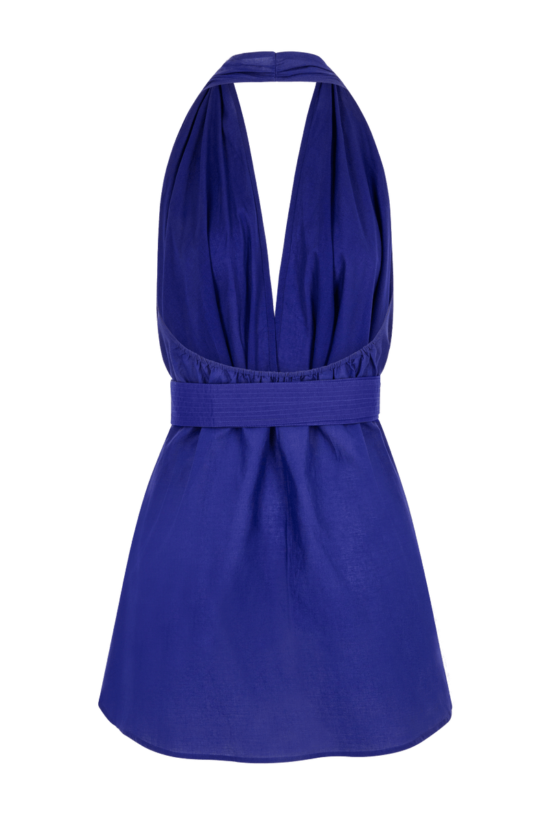 PAREO MALIN DRESS SHORT AVA - PURPLE BLUE