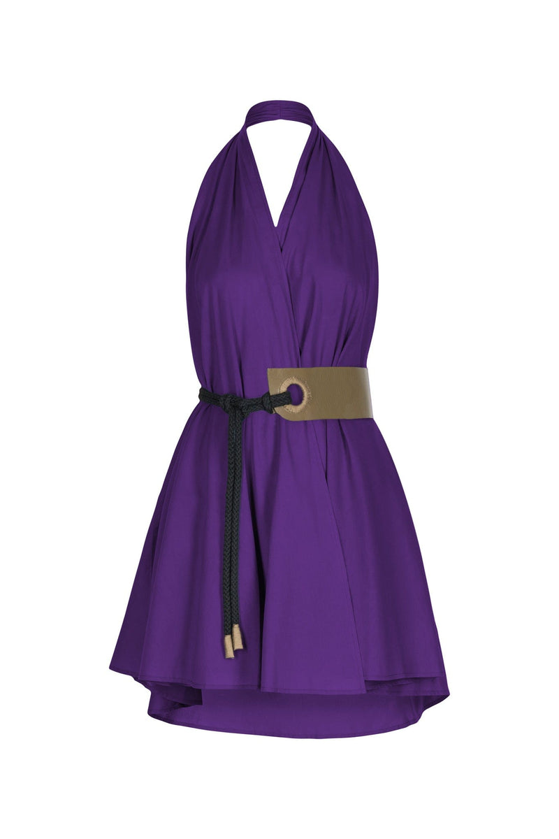 ROBE PARÉO MALIN COURT AVA - ULTRA VIOLET