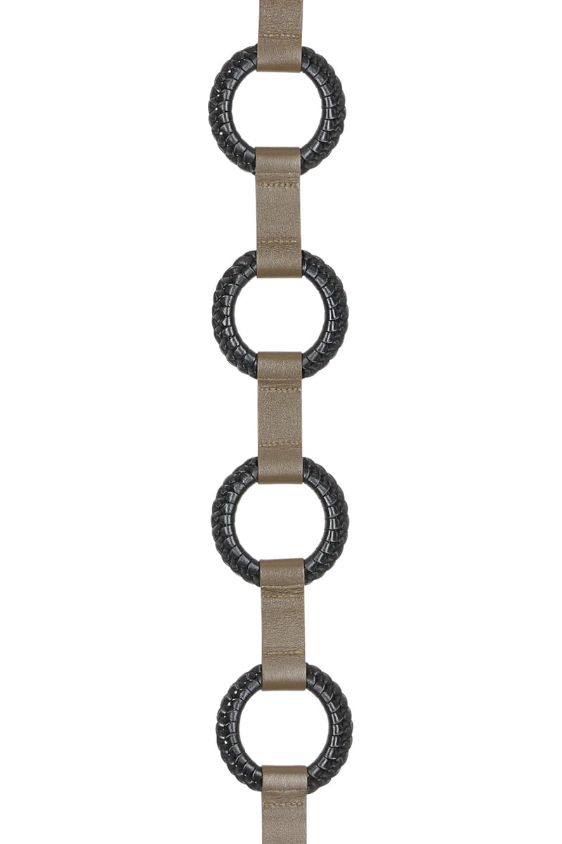 CEINTURE EN CUIR PAMELA - BLACK