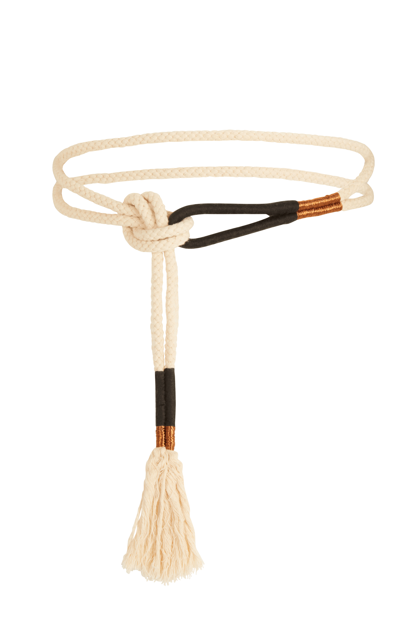 CEINTURE EN CORDE PATRIMONIO - OFF WHITE