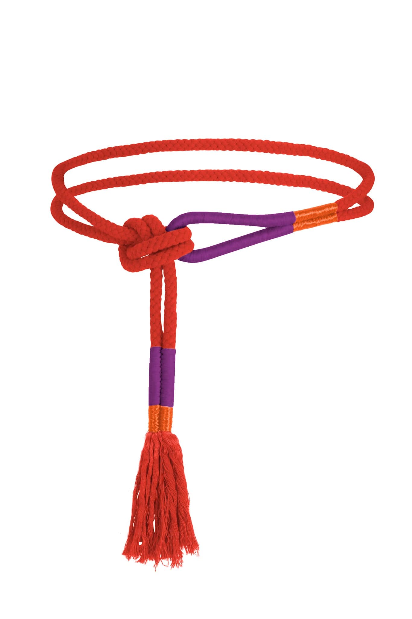 PATRIMONIO ROPE BELT - REDCLAY