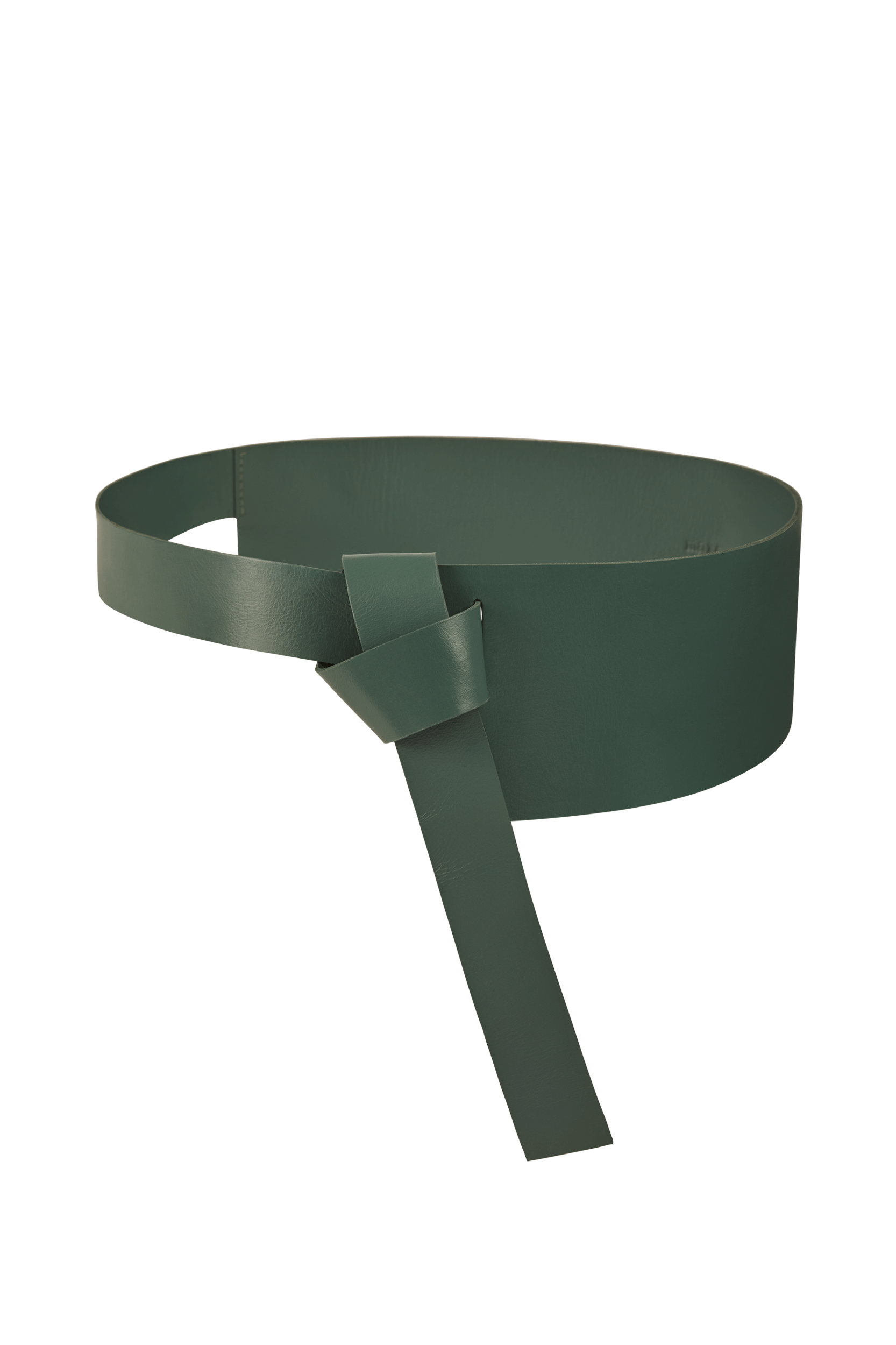 CEINTURE EN CUIR PAULETTE - ASPEN GREEN