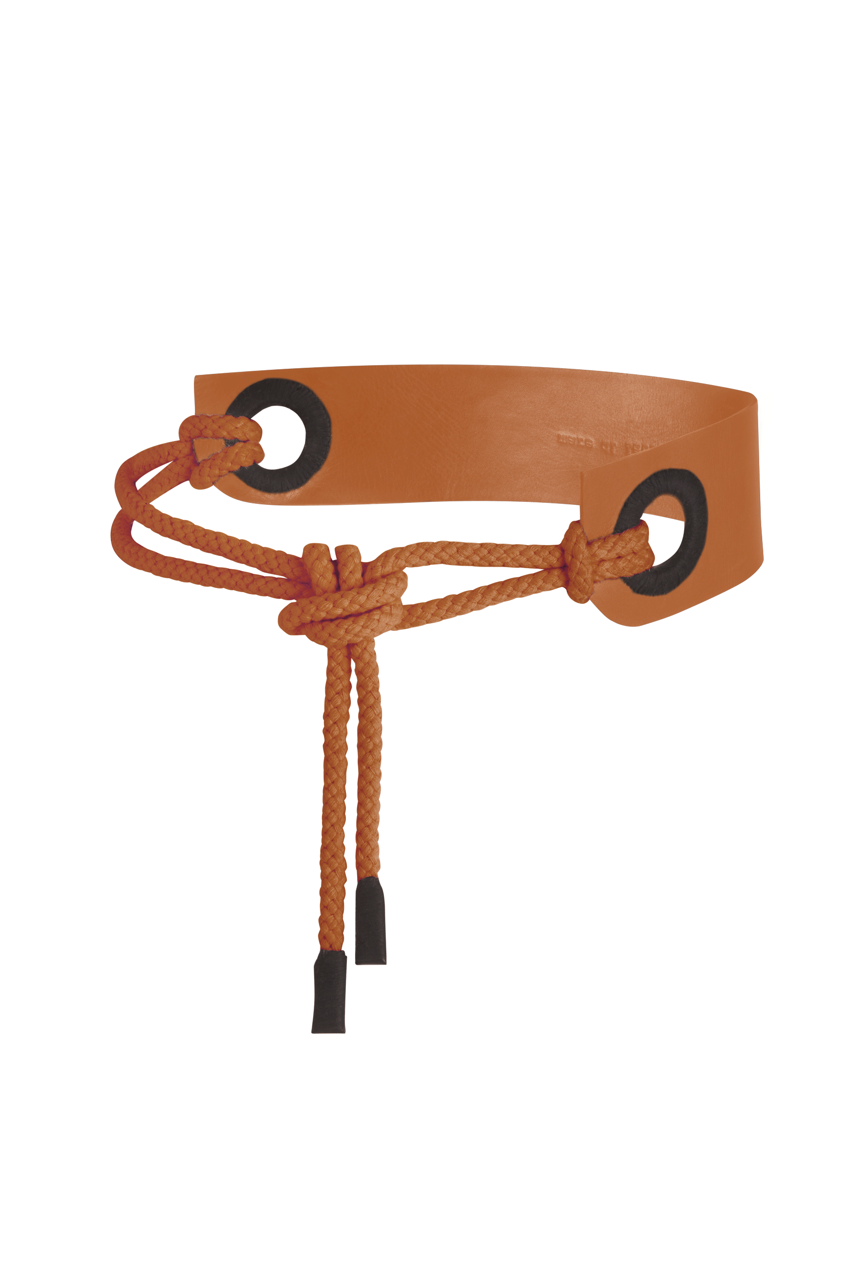 PENELOPE LEATHER BELT - CAMEL