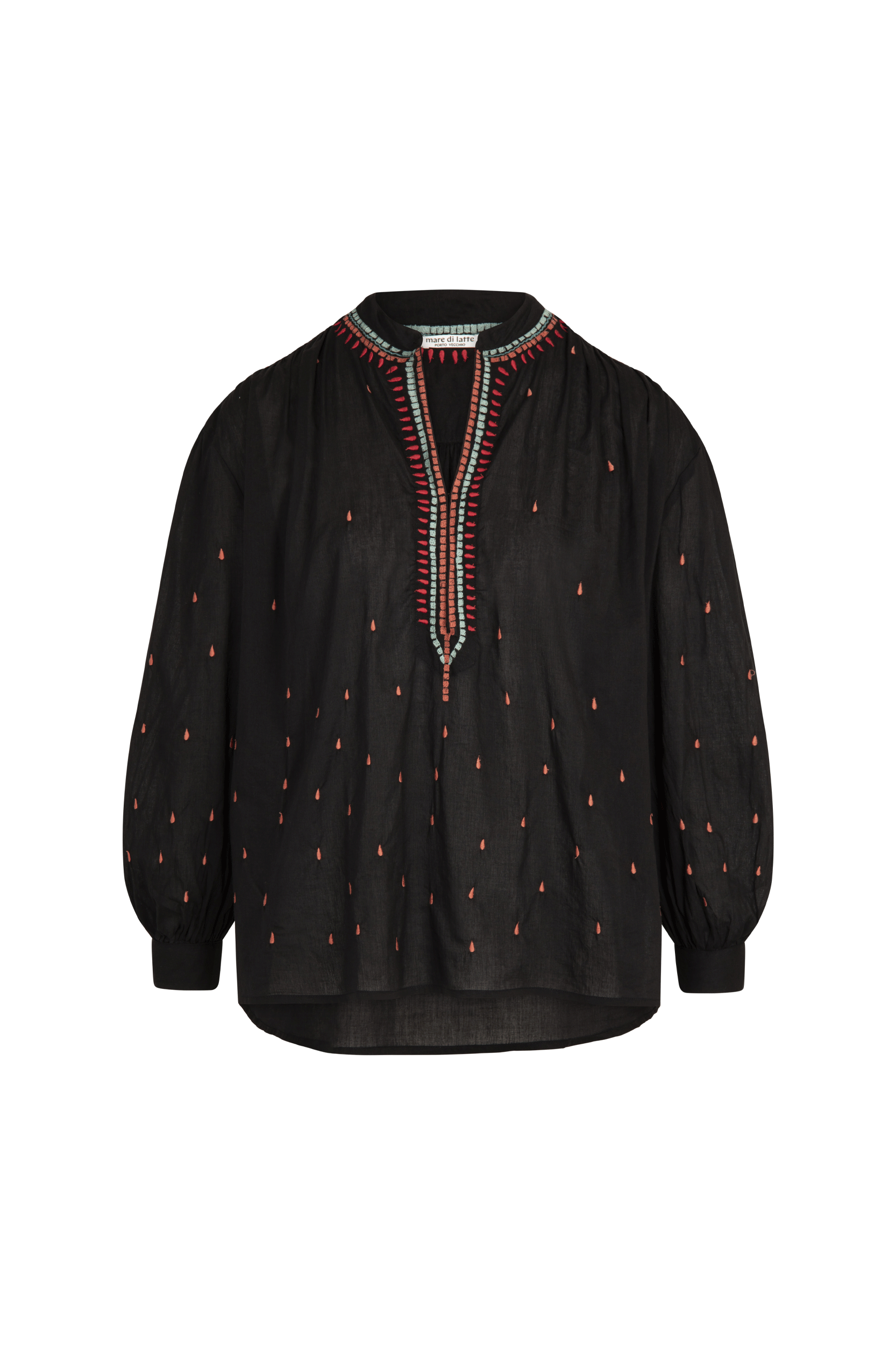 BLOUSE GILDA MATRIOCHKA - BLACK