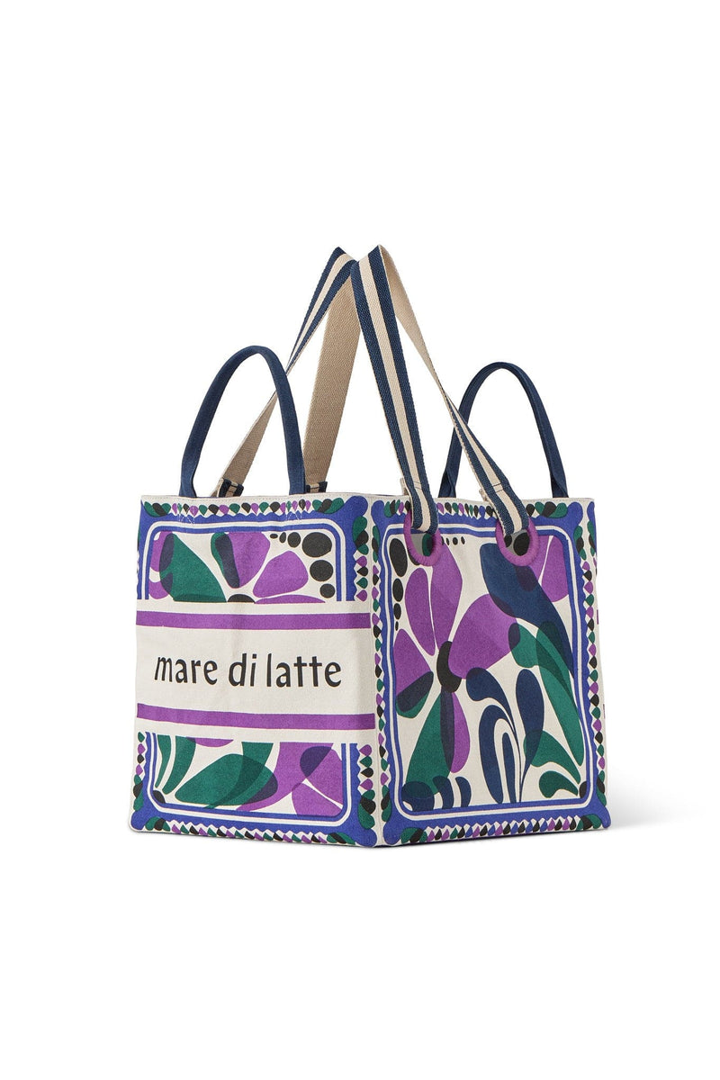 SAC CUBE IMPRIME RIVIERA - VIOLET