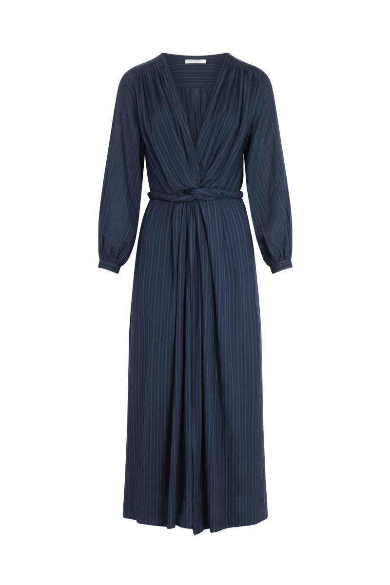 ROBE EMMANUELLE TISSEE - DELHI BLUE