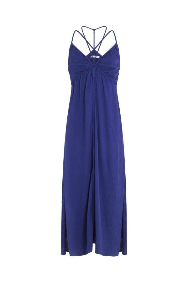 DALHIA DRESS - PURPLE BLUE