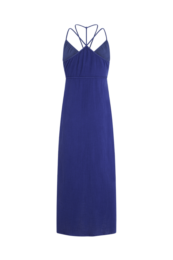 DALHIA DRESS - PURPLE BLUE